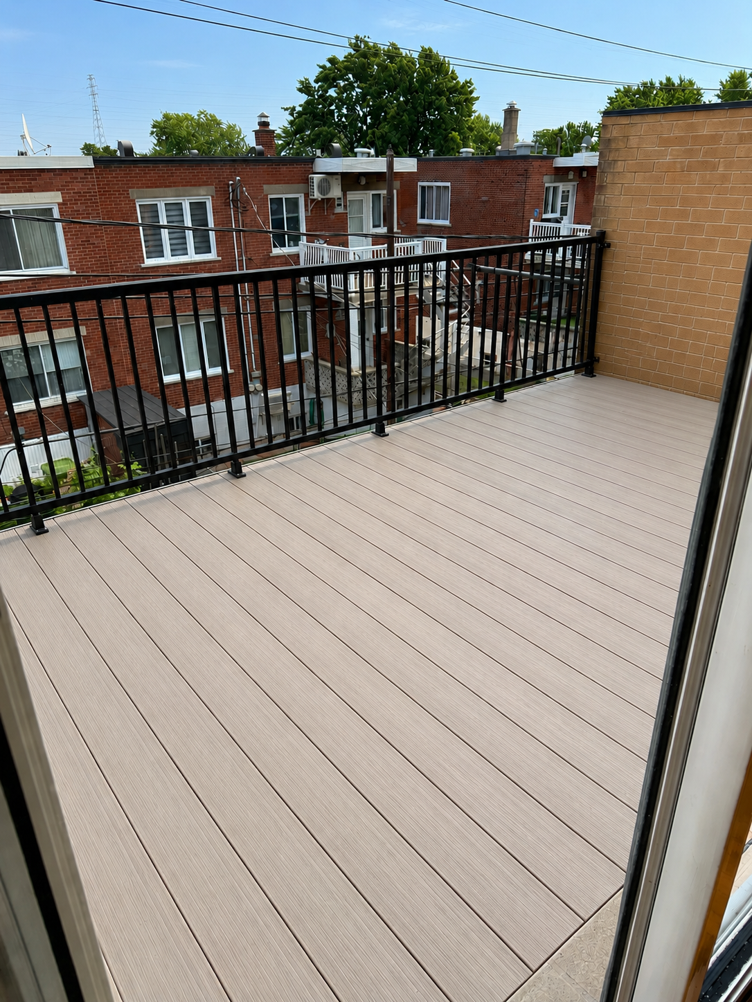outdoor balcony – 493 90e ave 493 90e Ave, H8R 2Z8